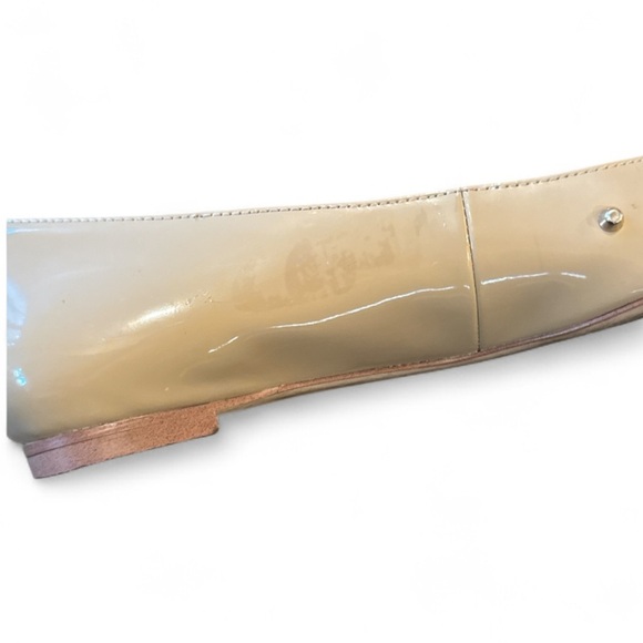 Sam Edelman Savannah Beige Studded Skimmer Pointed Toe Flats Size 7.5 - Picture 13 of 15